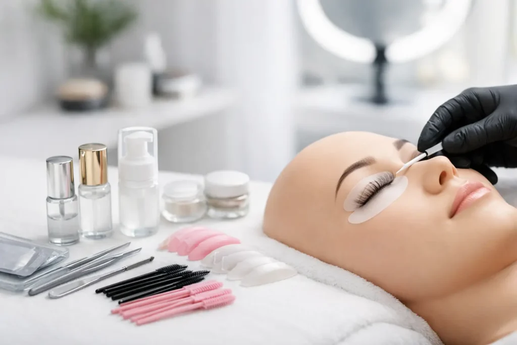 komplekt za laminirane na migli za salonna rabota featured